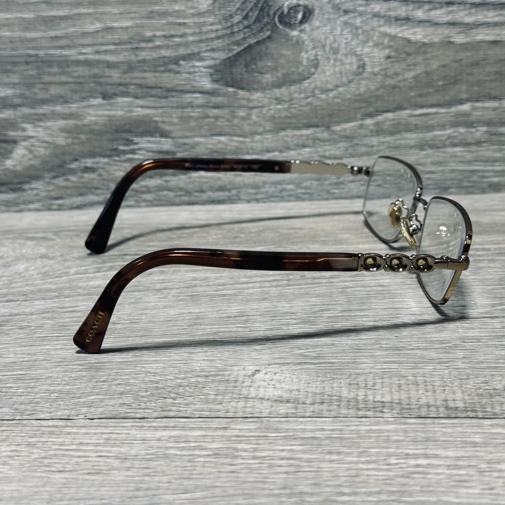 Coach‎ HC5110B T Eyeglass Frames Womens 54-15-140 Rose Gold Tortoise Frames Only
